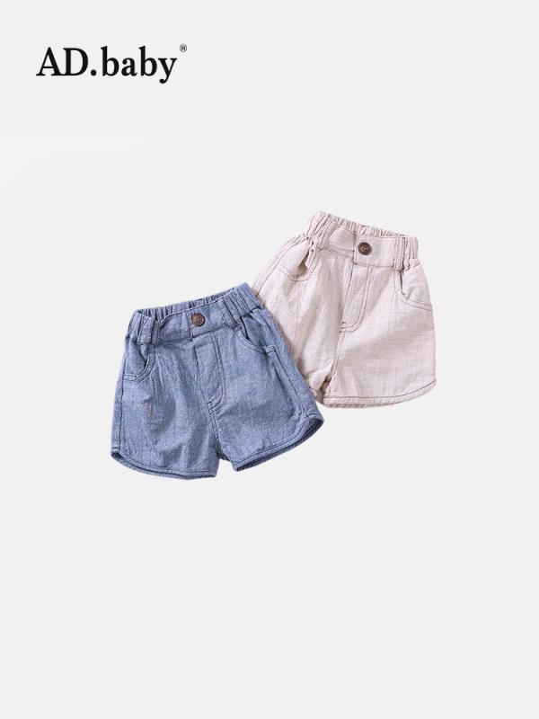 キッズ 女の子 デニム ショートパンツ 春夏 子供 ベビー 薄手 ハーフパンツ 高ウエスト コットン 普段着 おしゃれ かわいい ガールズ ベージュ ブルー系