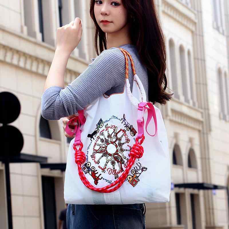 トートバッグ レディース 刺繍 大容量 帆布 キャンバス ショルダーバッグ 斜めがけ 刺しゅう マザーズ..