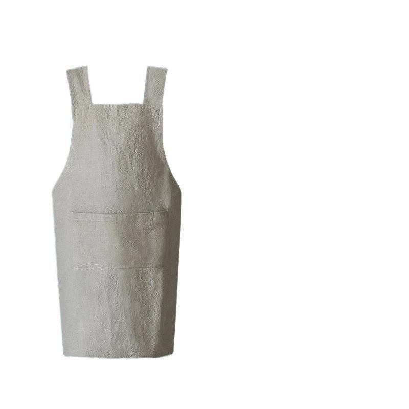 子供用エプロン 画室 書道 陶芸 絵画 スモック 幼稚園 保育園 無地 ノースリーブ 日式