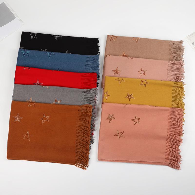 マフラー ストール 秋冬 ファッション小物 高級感 ミラードカラー ラメ フリンジ付き 暖か あったか 柚..