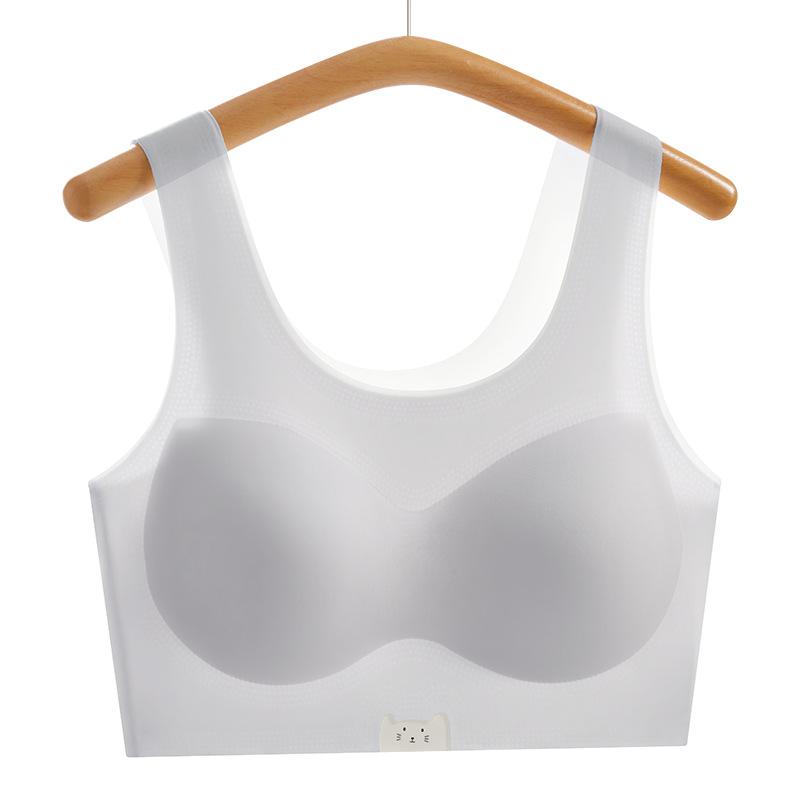 ・対象年齢: 12～15歳・生地: 錦綸・種類: 背心式・主な生地の組成: 錦綸・裏地の組成: 錦綸/尼ロン・裏地の組成含有量: 50%-70%・カップのタイプ: フルカップ・モールドカップのタイプ: 薄型モールドカップ・モールドカップの生地: 綿・ワイヤー: なし・ホック: なし・肩紐: 固定ダブル肩紐・機能: 通気性、快適・色: ピンクベージュ, ライトブルー, ラベンダー, ミルクホワイト・サイズ: M, L, XL・主な生地の組成含有量: 50%-70%・スタイル: シンプル