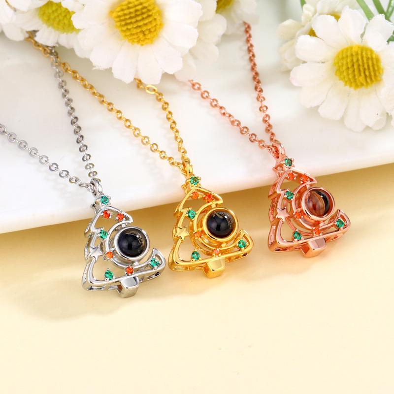 ネックレス レディース クリスマス 雪の結晶 モチーフ ペンダント シンプル ナチュラル ローズゴールド シルバー ゴールド クリスマスプレゼント