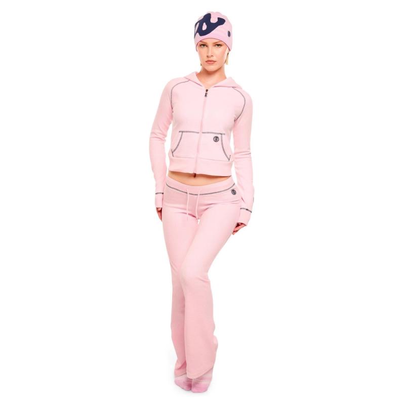 レディース パンツスーツ 長袖長ズボン ストライプ 切り替え 普段使い 部屋着 伸縮性 ポリエステル セ..