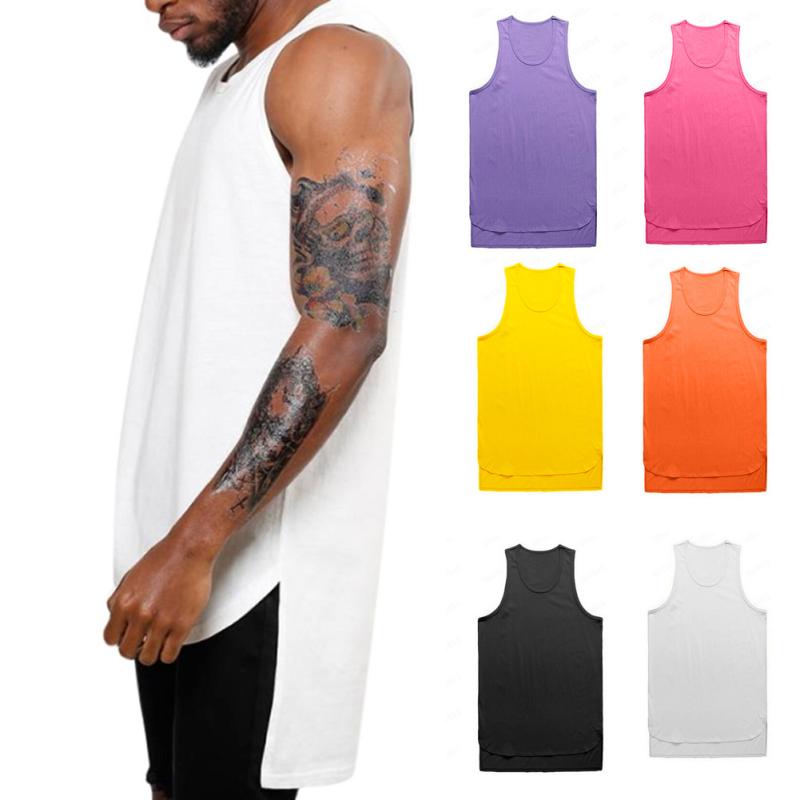 Tシャツ メンズ 男性用 スポーツ ランニング ゆったり 肩出し ノースリーブ クルーネック コットン 無..