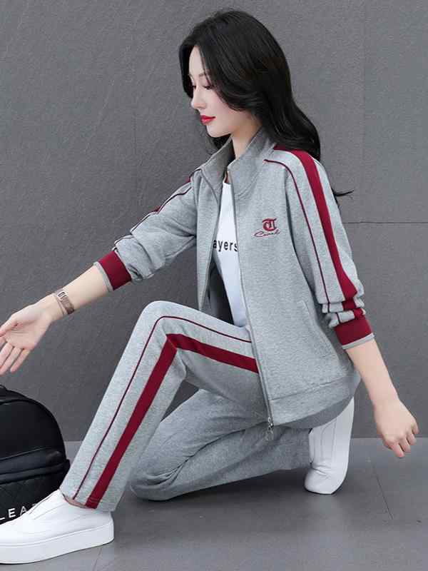 レディース スポーツウェア セットアップ 大きいサイズ コットン 3点セット 普段使い ルームウェア 長..