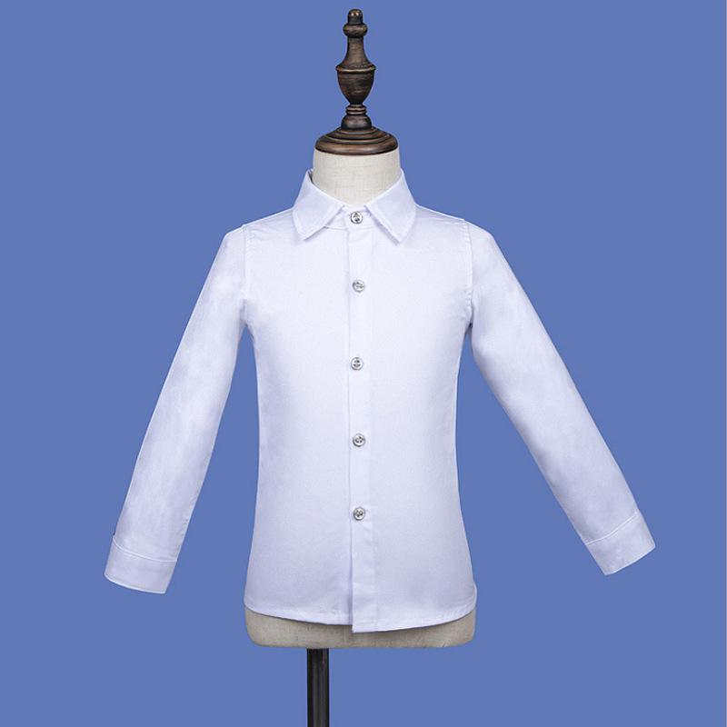 シャツ キッズ 長袖 純綿 白シャツ 子供服 ブラウス 春秋 フォーマル 小学生 スクールシャツ 90 100 11..