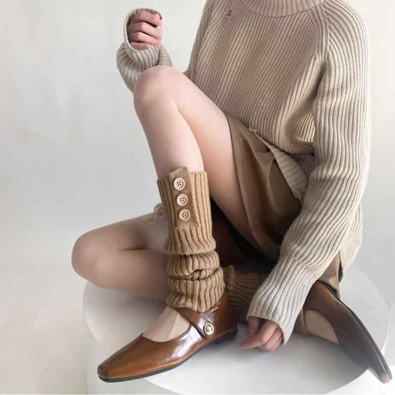 靴下 レディース ソックス ケーブル編み ニット 秋冬 厚手 あったか 冷え取り ミドル丈 黒 白 コーヒー色 グレー