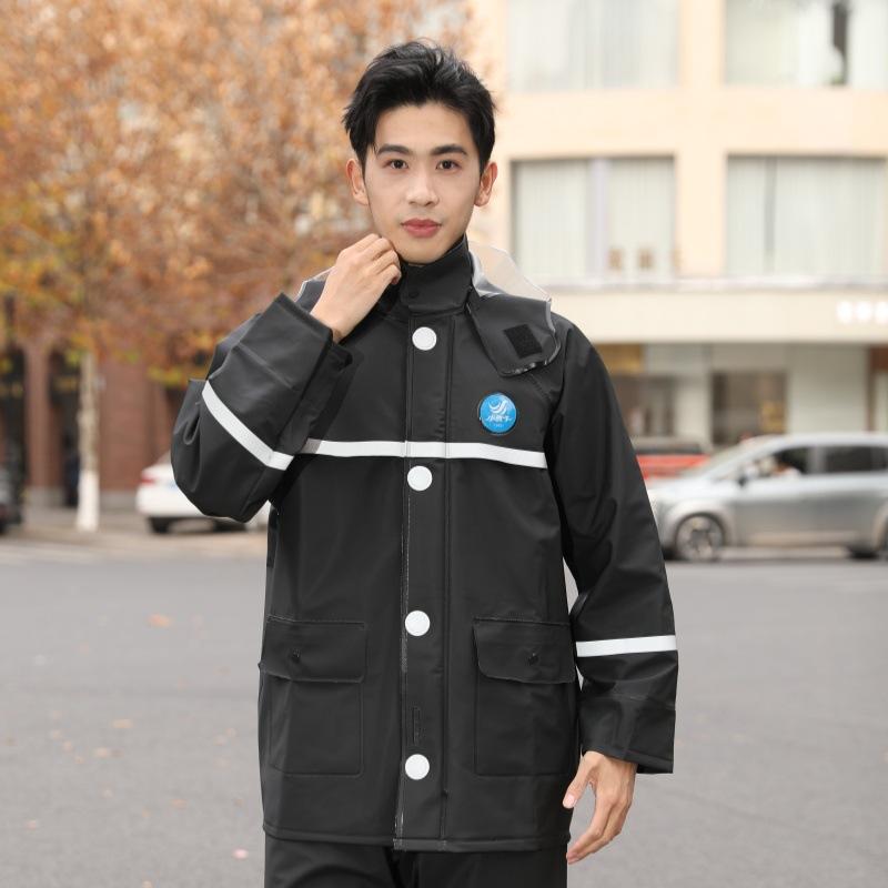 レインコート メンズ 男性用 バイク用 上下セット 厚手 全身 防水 防雨 作業用 丈夫 ワークウェア ブラック カーキ ネイビー M L XL 2L 3L 4...