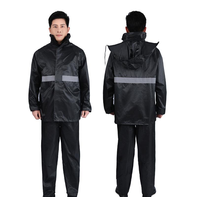 レインコート メンズ 上下セット バイク オートバイ 自転車用 防水 防風 作業用 通勤 通学 釣り アウトドア 大きいサイズ 黒 赤
