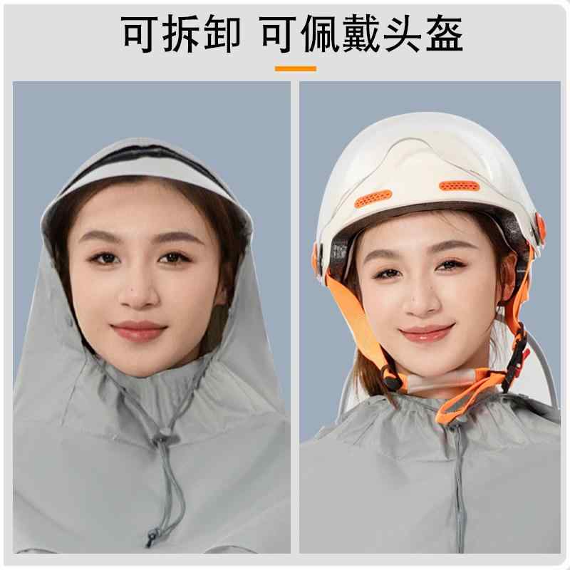 レインコート バイク レディース メンズ 電動自転車 ポンチョ ツバ付き 顔が濡れない リュック対応 大きめサイズ 防水 撥水 カッパ 梅雨対策 豪雨対策 7X...