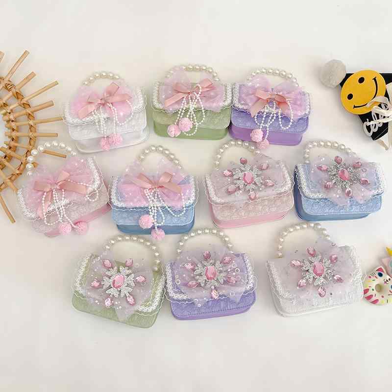 バッグ キッズ 女の子 ショルダーバッグ ハンドバッグ PUレザー かわいい 幼児 ポシェット 斜めがけ ラ..