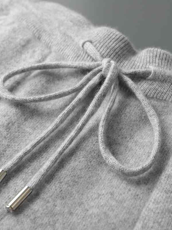 メンズ 羊毛 ニットパーカー セットアップ 無地 長袖 トレーナー ズボン 部屋着 ファッション 秋冬