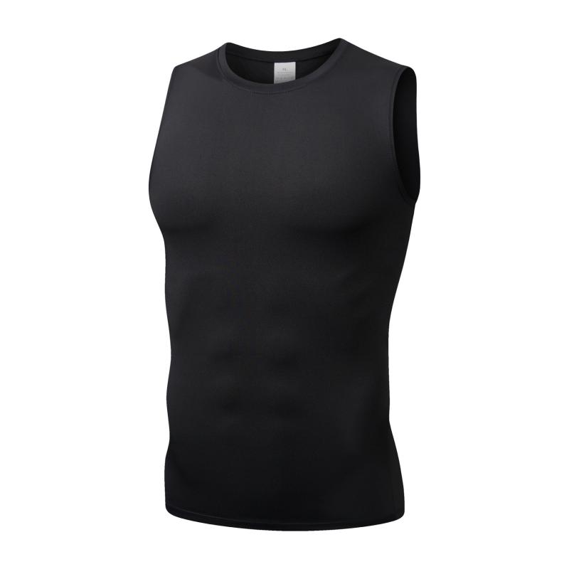 タンクトップ 男性用 速乾性 スポーツウェア トレーニング ランニング 吸汗 Tシャツ ノースリーブ ポリ..