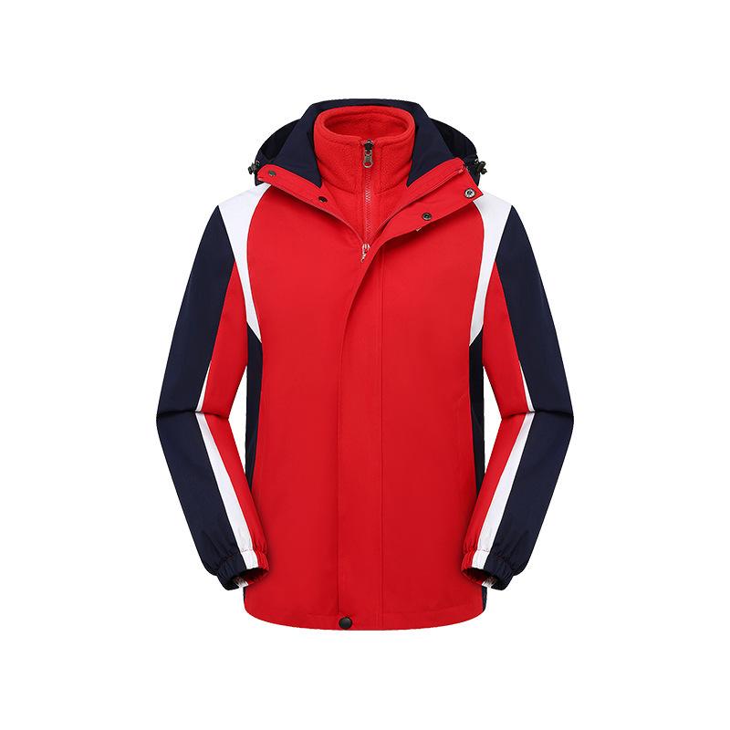 ジャケット キッズ 子供用 取り外し可能 防水 防風 アウター 小学生 中学生 アウトドア スキー キャン..