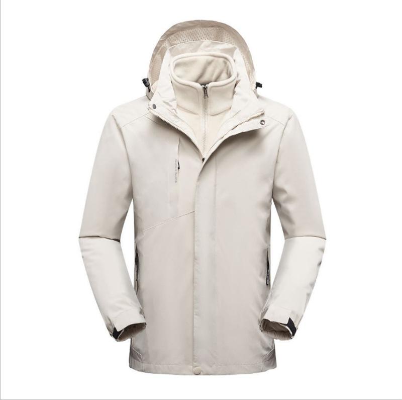 マウンテンパーカー メンズ レディース 登山ウェア アウトドアウェア 3way 取り外し可能 防風 防水 防..