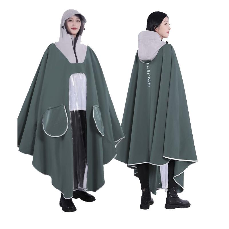 レインコート 男性用 女性用 電気自動車 オートバイ 厚手 ロング丈 全身 防水 防雨