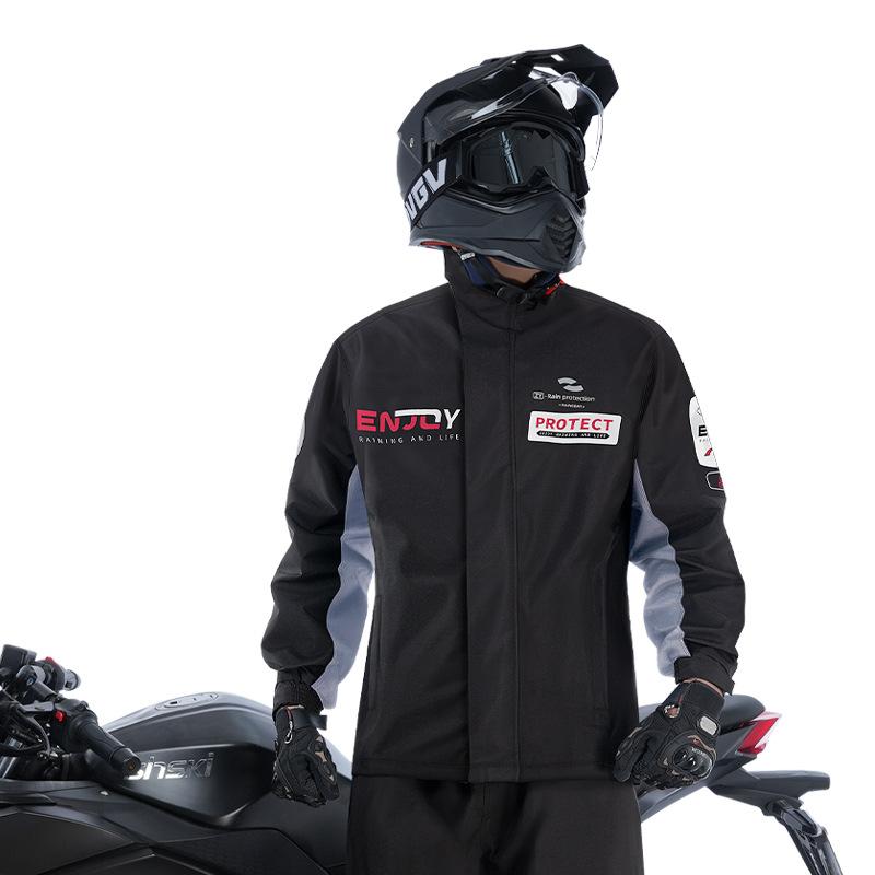 レインコート メンズ レディース バイク用 上下セット 防水 防風 厚手 反射材付き オートバイ スクーター 自転車 通勤 通学 アウトドア