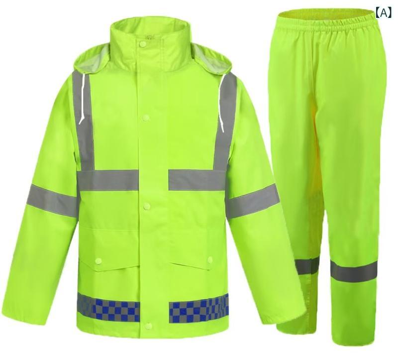 レインウェア 男性用 バイク用 セパレートタイプ オートバイ スクーター 防水 防風 作業用 釣り アウトドア 黒 ブラック系