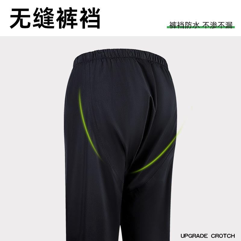 バイク用レインコート 男性用 上下セット 防水 暴雨対策 スクーター用レインウェア フード付き 収納袋付き