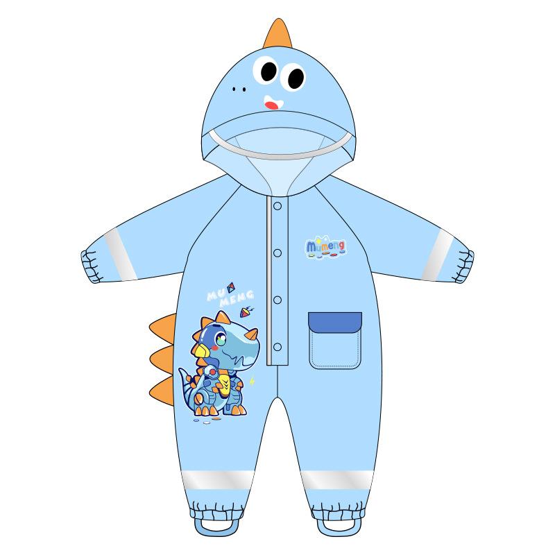 レインコート キッズ 子供用 男の子 女の子 ベビー 全身 防水 幼稚園 保育園 幼児 撥水 かわいい ダイナソー ユニコーン ドーナツ メカニック