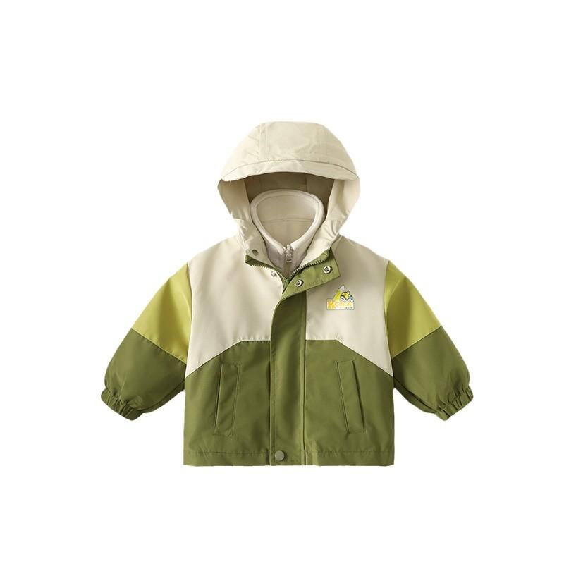 子供用 アウター ジャケット ウインドブレーカー 3way 防風 防雨 厚手 スポーツウェア ジップアップト..