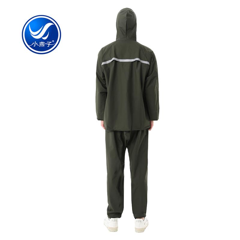 レインコート メンズ 男性用 上下セット 全身 防水 防風 作業用 釣り アウトドア バイク 暴雨対策 ワークウェア カッパ