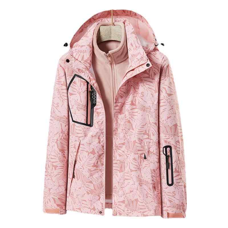 マウンテンパーカー レディース メンズ 防風 防雨 撥水 ジャケット アウター 春秋冬 3way フリース イ..