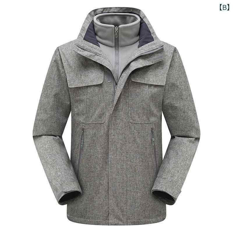 マウンテンパーカー 男女兼用 防風 防水 防寒 登山 スキー ウェア 裏起毛 アウター アウトドア ウェア 赤 灰 紺