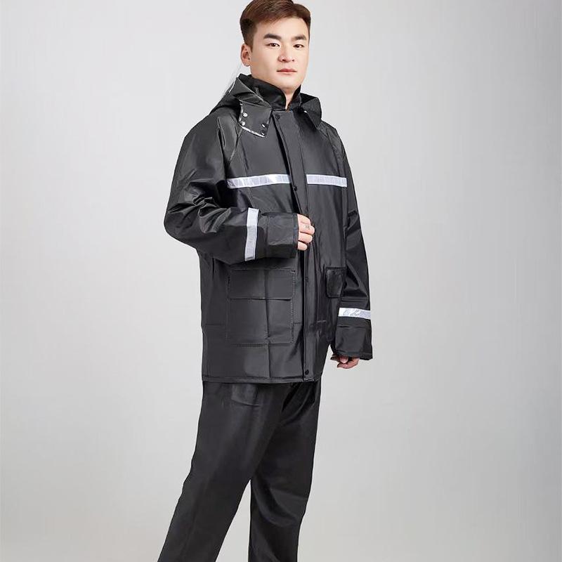 レインウェア メンズ レディース 上下セット バイク用 セパレートタイプ 厚手 防風 防水 大人用 二輪車用 オートバイ スクーター 通勤 通学