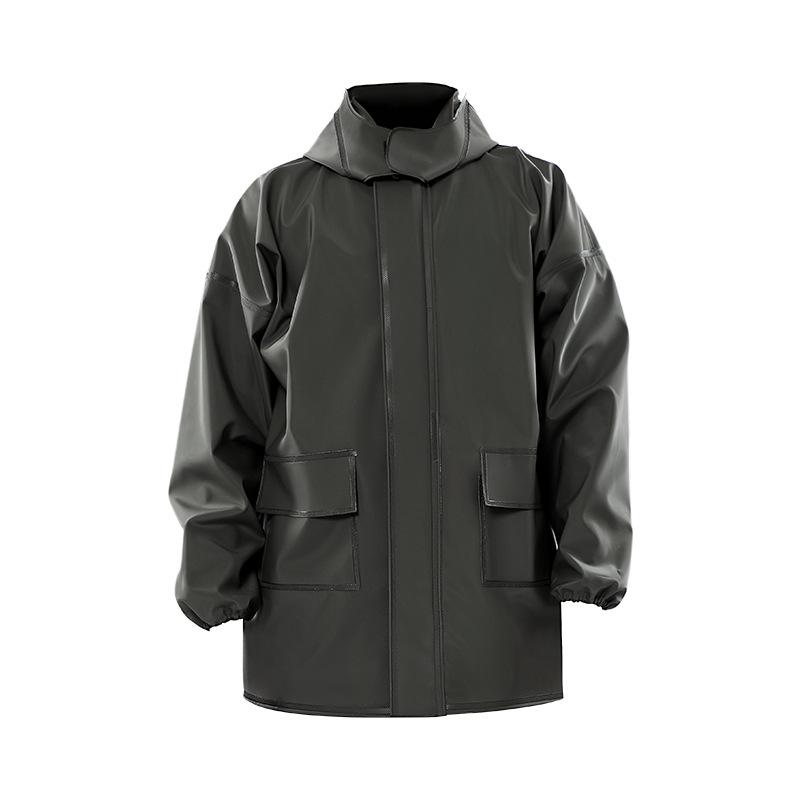 雨具 男性用 オートバイ 電動自転車 レインコート レインパンツ 上下セット 大人用 アウトドア 徒歩 防水 緑 XL XXL XXXL