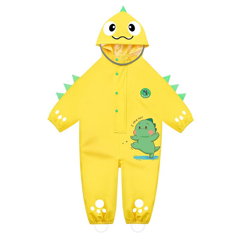 レインコート キッズ 子供用 女の子 男の子 幼稚園 幼児 ベビー 連体 カッパ 雨具 防水 柔らかい素材 ..