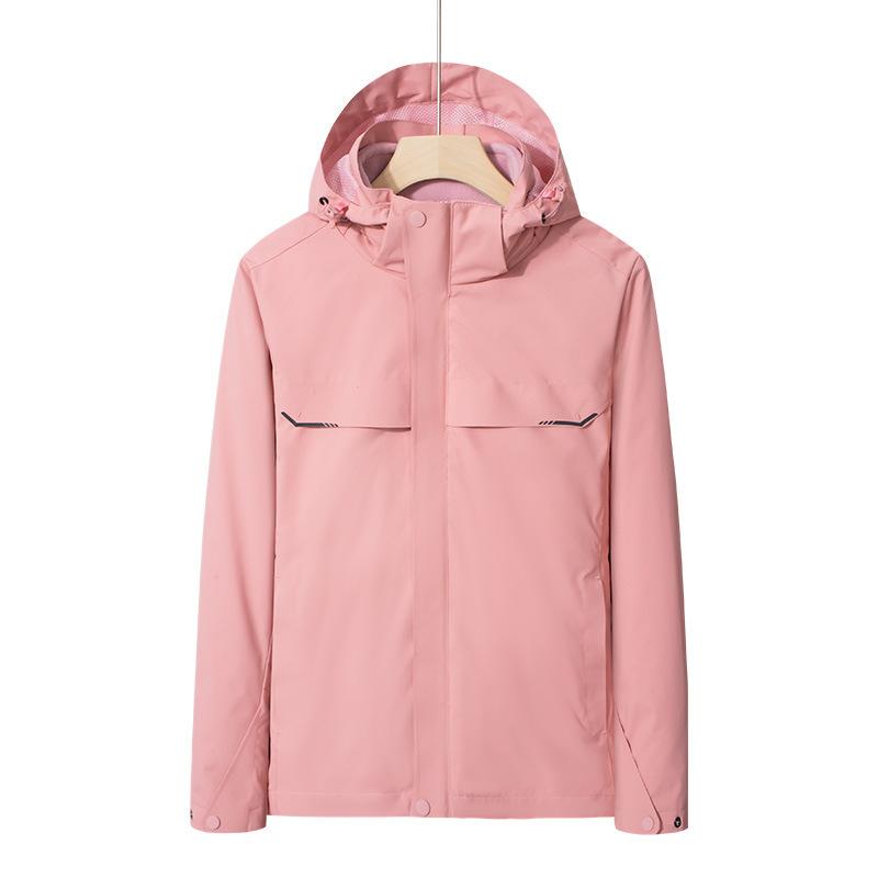 マウンテンパーカー 男性用 防風 防雨 取り外し可能 フリースインナー 2点セット アウトドア 登山 スキ..