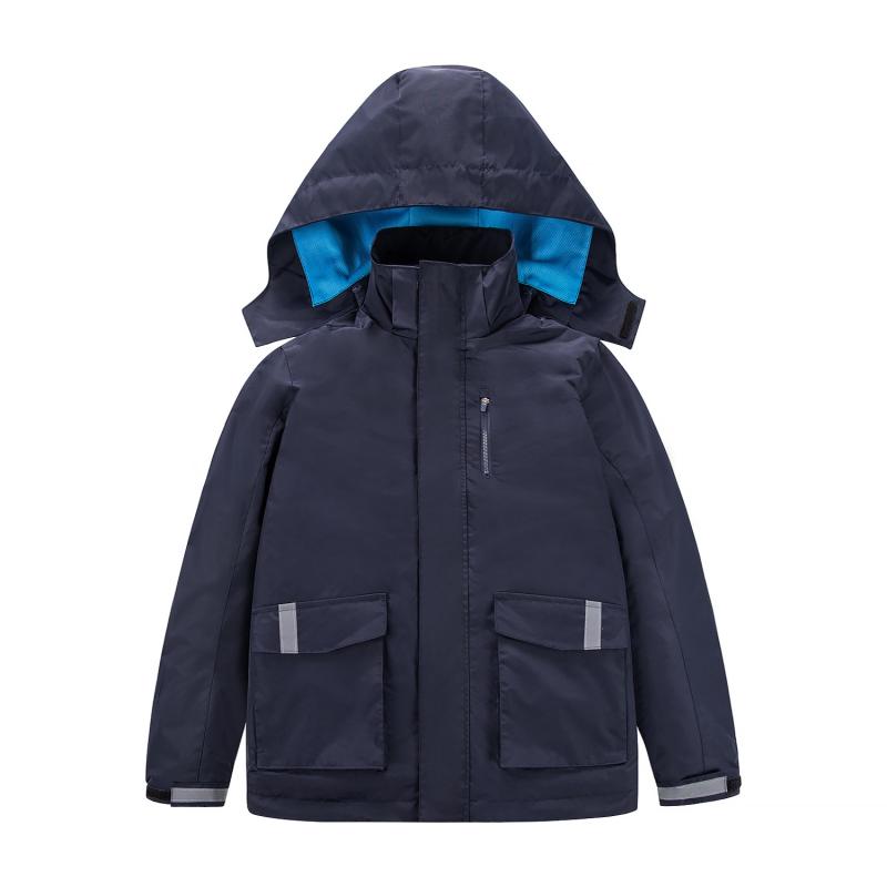 マウンテンパーカー キッズ 子供用 取り外し可能 防風 防水 撥水 保温 フリース裏地 ジャケット パンツ..