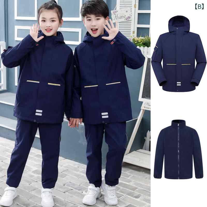 スクール アウター 上下セット 小学生 中学生 防風 防寒 アウトドア ジャケット 裏起毛 学生 制服