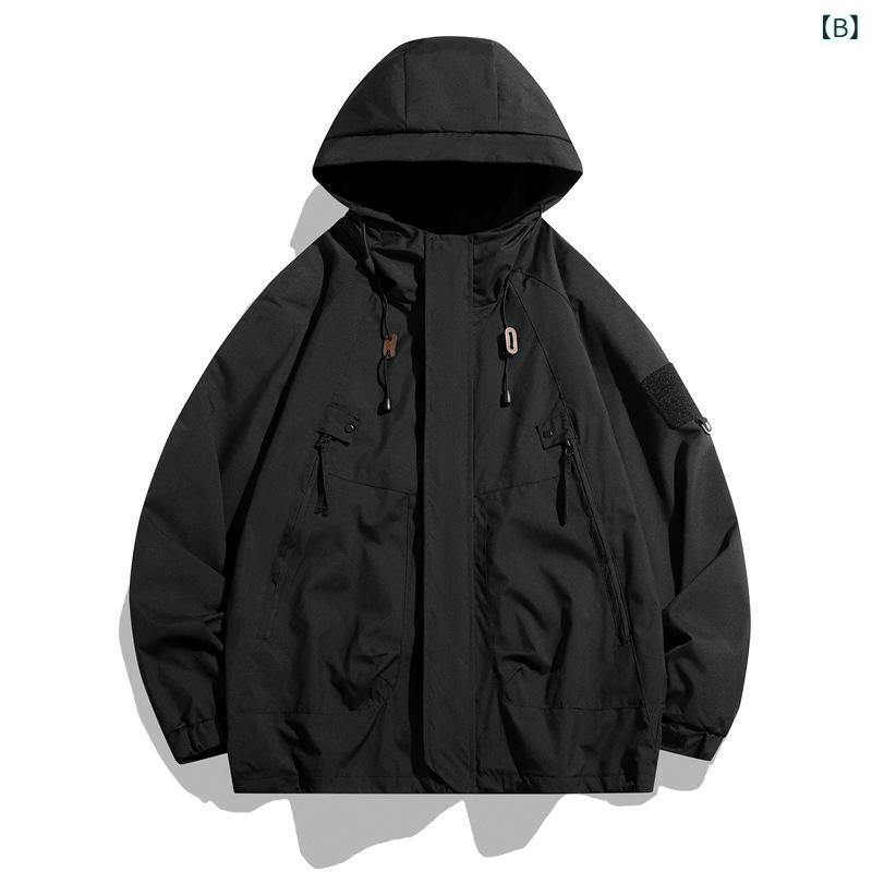 ジャケット メンズ レディース 防水 撥水 防風 マウンテンパーカー アウトドア 登山ウェア 多機能 作業着 秋冬 カーキ ブラック グリーン パープル ブラウン