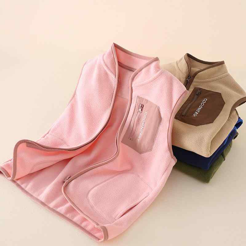 子供服 ベスト 秋冬 男の子 女の子 フリース チョッキ スクール カーディガン 120 130 140 150 160 170 防寒 普段使い アウトドア