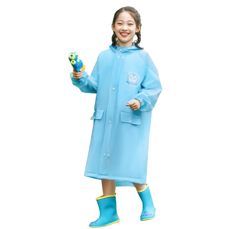 レインコート キッズ 5歳 12歳 子供用 男の子 女の子 リュック対応 全身 防水 カッパ 反射テープ付き アウトドア