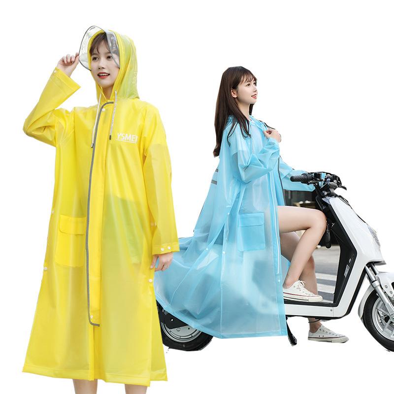 レインコート レディース 男性用 バックパック対応 ロング丈 厚手 TPU素材 自転車 バイク 通学 通勤 徒歩 アウトドア 防水 カッパ