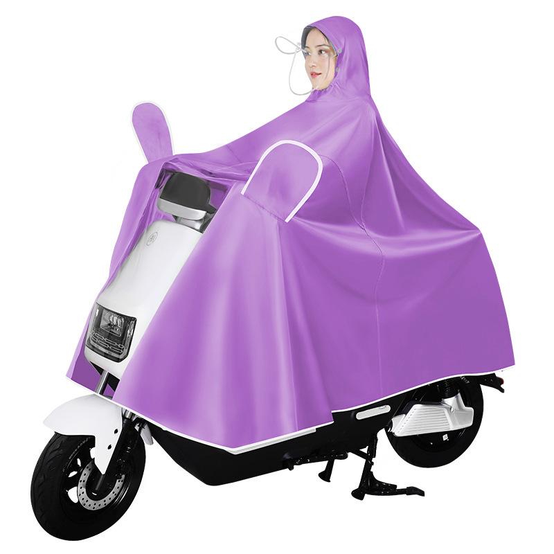 雨具 バイク スクーター 用 レインコート 男性用 女性用 厚手 ロング丈 全身 防水 防災 防雨 対策 1人乗り 専用 オックスフォード