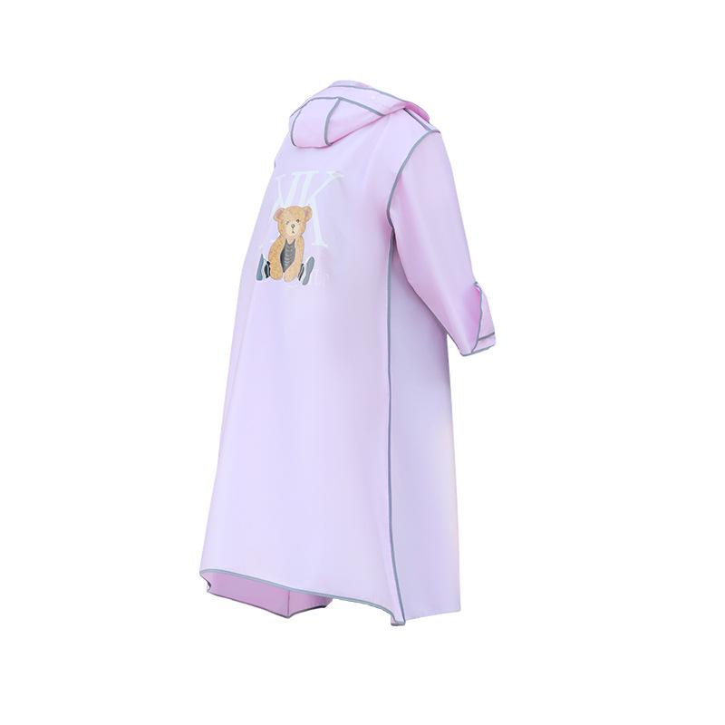 雨具 レディース メンズ 電動自転車 バイク用 レインコート ポンチョ ロング丈 全身カバー 防水 撥水 大人用 シングル バイカラー グレー パープル ブルー...