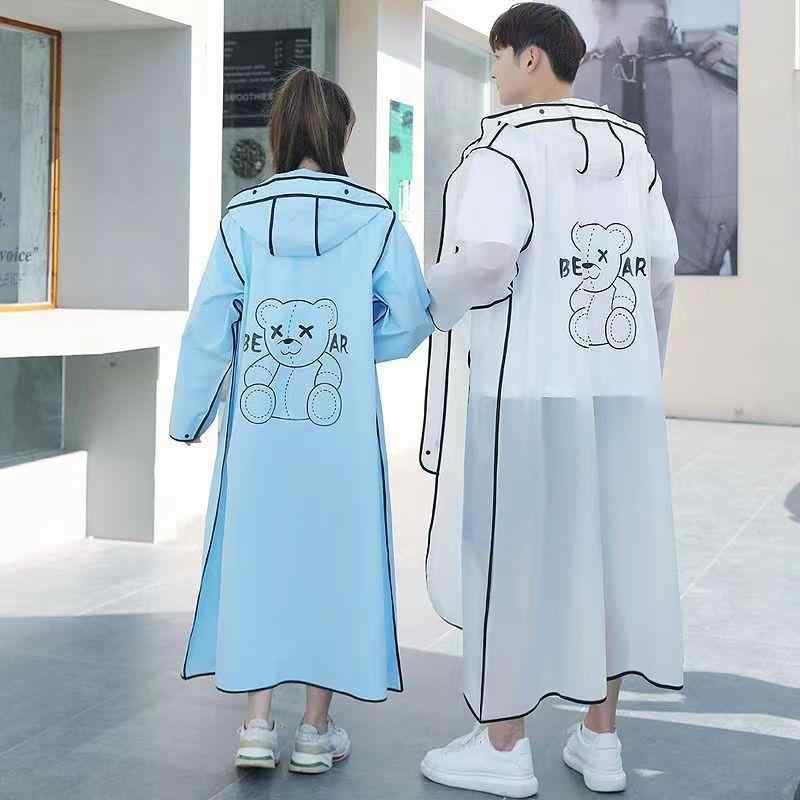 レインコート レディース 自転車 かわいい ポンチョ ロング丈 全身 防水 厚手 オックスフォード生地 撥..