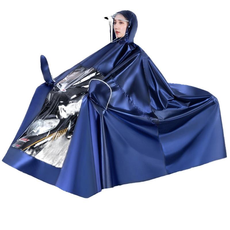 雨具 自転車 レディース メンズ バイク用 レインコート 厚手 防水 撥水 スクーター 電動自転車 オートバイ リュック対応 収納袋付き