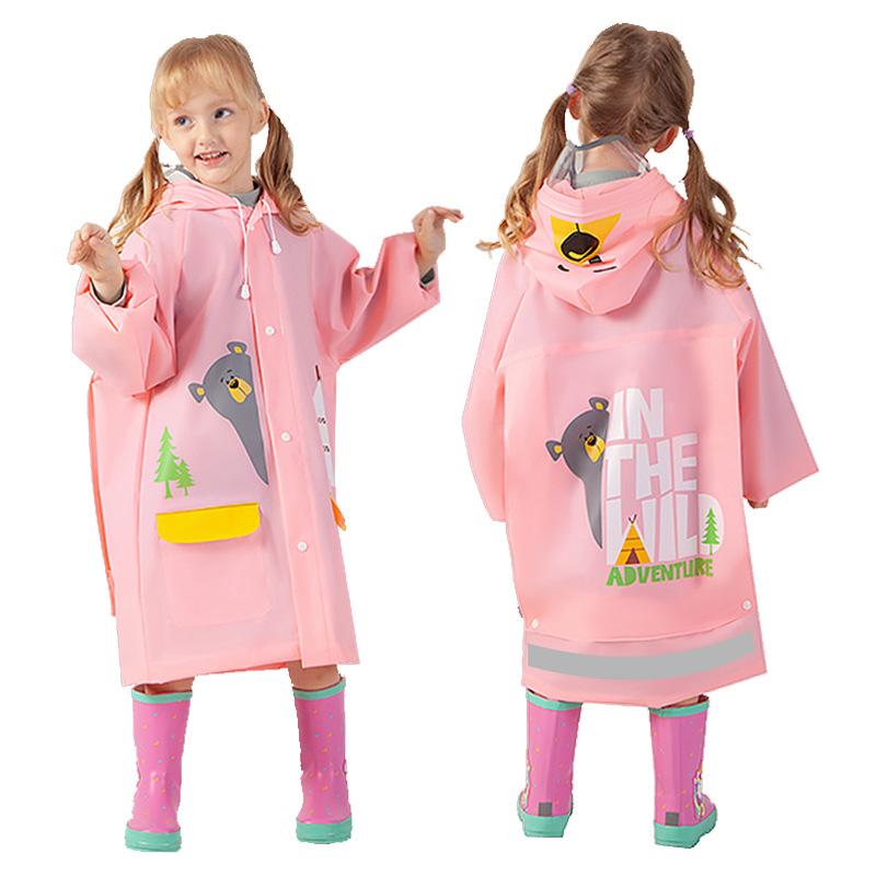 子供用レインコート 小学生 男児 女児 ベビー 幼稚園 リュック対応 厚手 EVA 防水 カッパ 白熊 恐竜 パンダ 鰐 兎 ユニコーン 象 イルカ 宇宙飛行士...