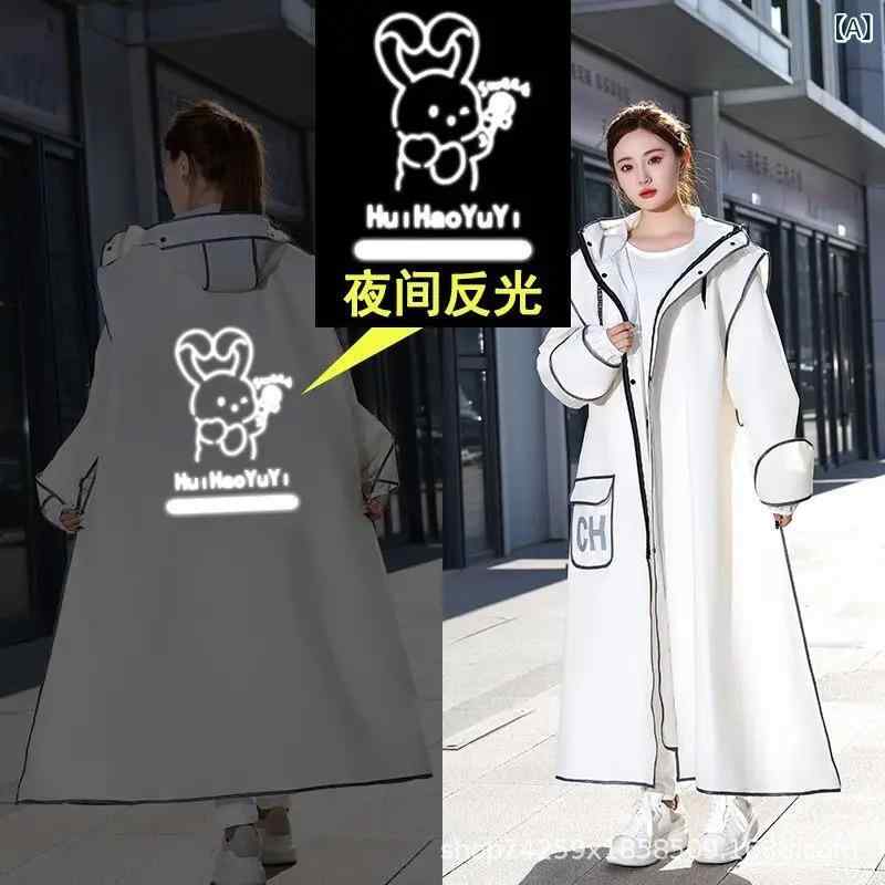 レインコート レディース メンズ バイク用 電気自動車用 ロング丈 全身一体型 防水 防風 白色 灰色 墨緑色 紺色 薄紫色 M L XL XXL EVA