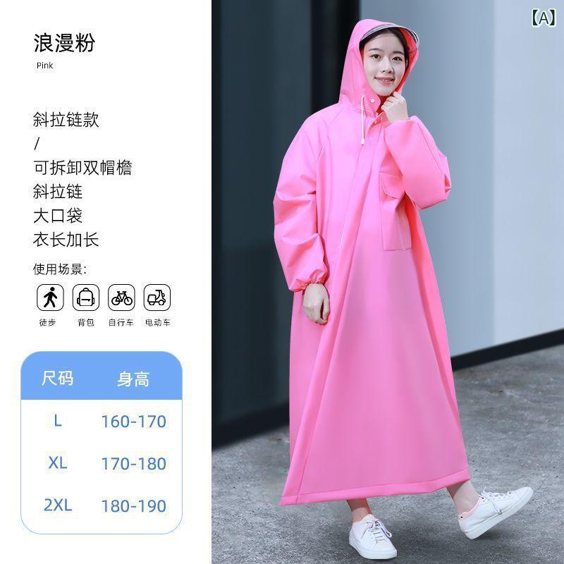 レインコート レディース メンズ 大人用 防災 防水 全身一体型 学生 電動自転車 バイク 通勤 通学 徒歩 ハイキング リュック対応