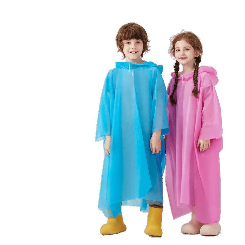 レインコート キッズ 子供用 使い捨て ポンチョ 幼稚園 小学生 男の子 女の子 厚手 ポータブル 旅行 アウトドア