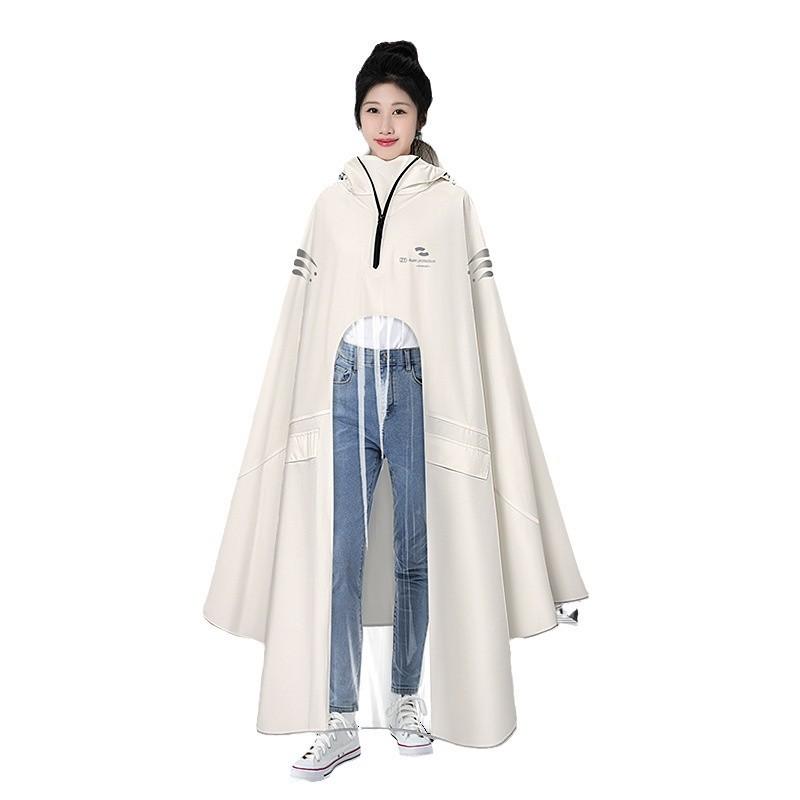 バイク用 レインコート 男性用 女性用 厚手 オックスフォード生地 防水 高襟 ダブルバイザー 収納袋付き