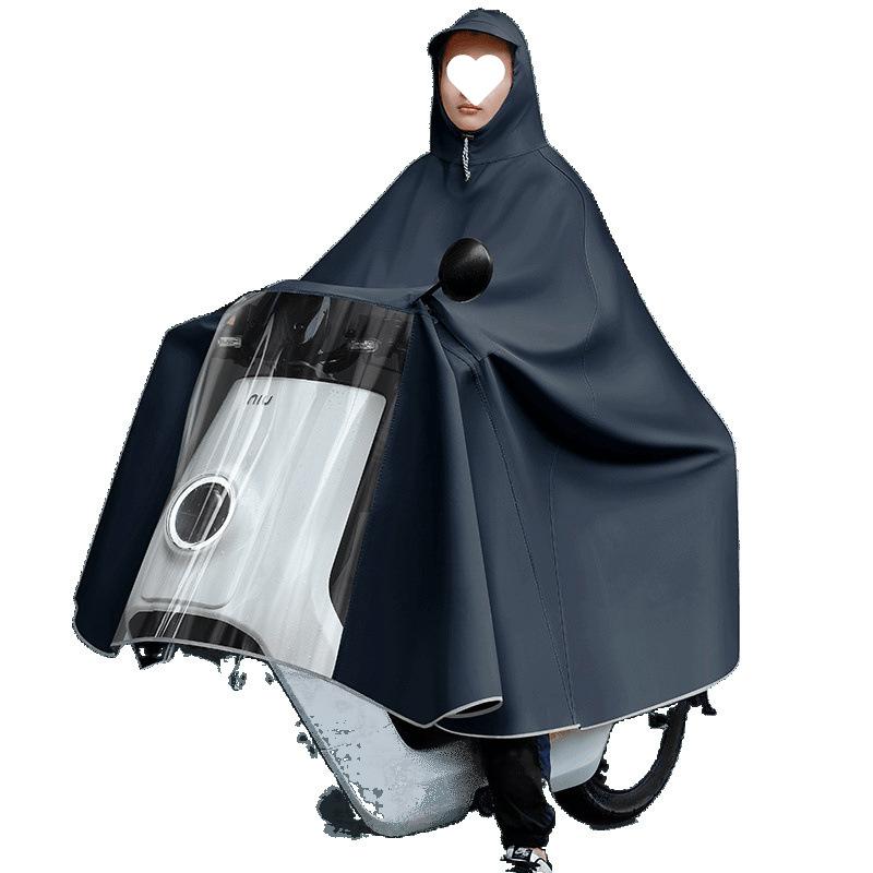 レインコート レディース メンズ バイク用 電気自動車用 厚手 防水 防雨 紺色 ライトグレー ワインレッド ライトブルー ライトパープル イエロー ブルー パ...