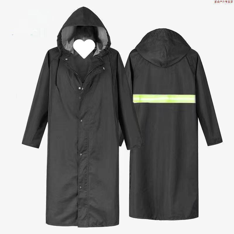 レインコート 男性用 大人用 厚手 防水 丈夫 アウトドア 全身 暴雨対策 キャンバス生地