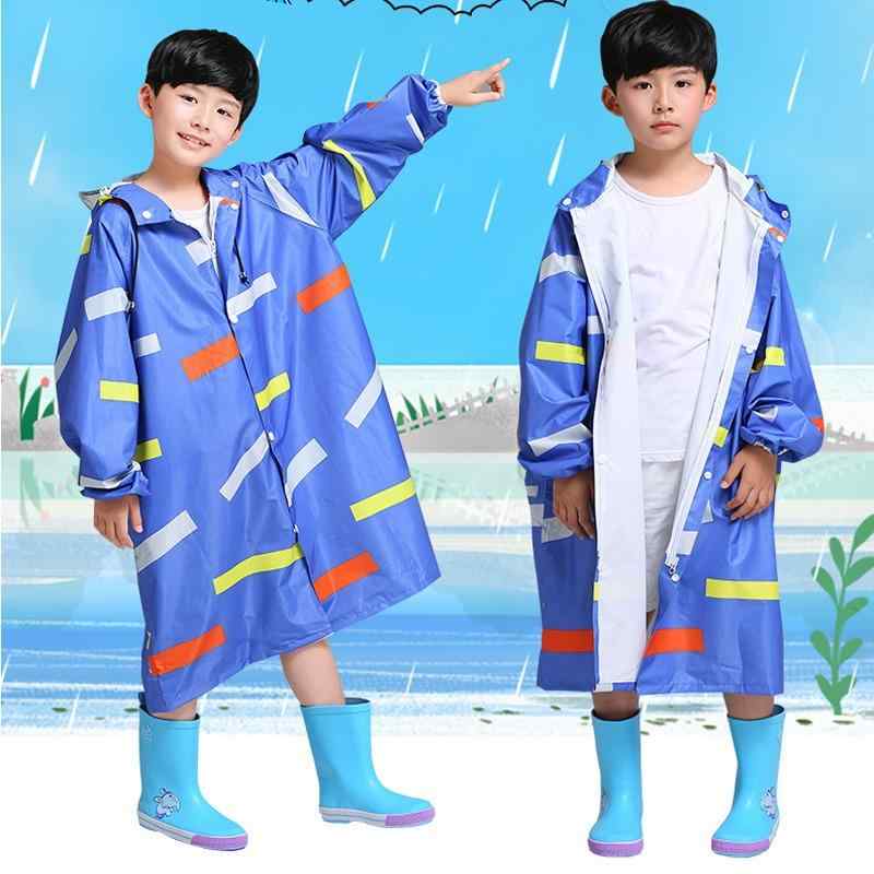 レインコート 子供 キッズ 男の子 女の子 小学生 全身 防水 ランドセル対応 ロング丈 厚手 撥水 通学 遠足 梅雨
